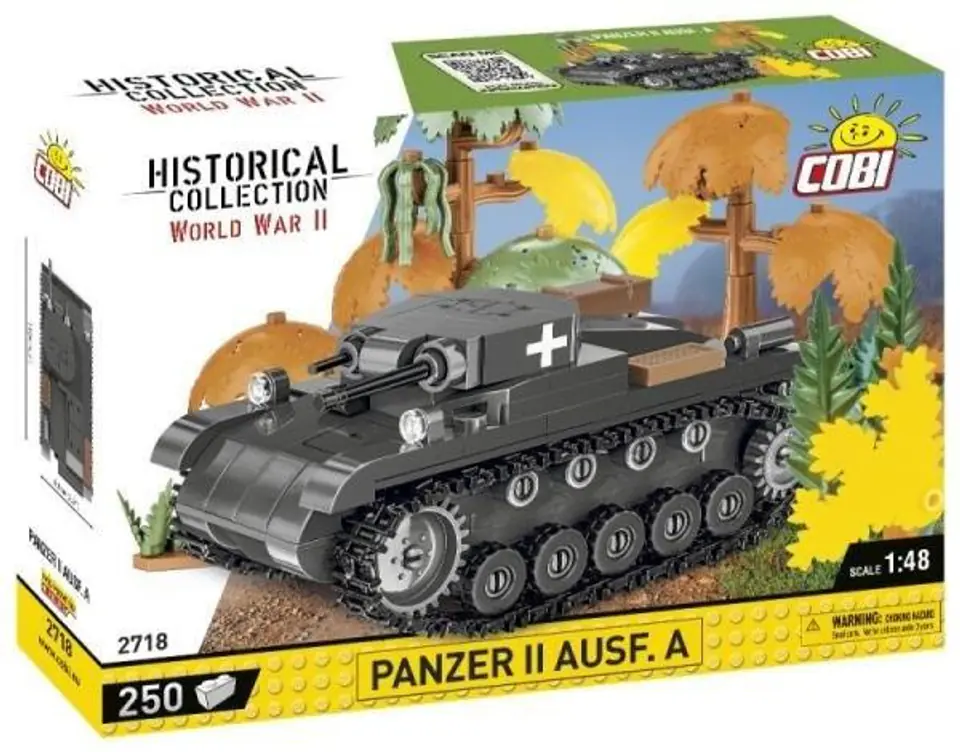 ⁨HC WWII Czołg Panzer II Ausf. A 250 el.⁩ w sklepie Wasserman.eu