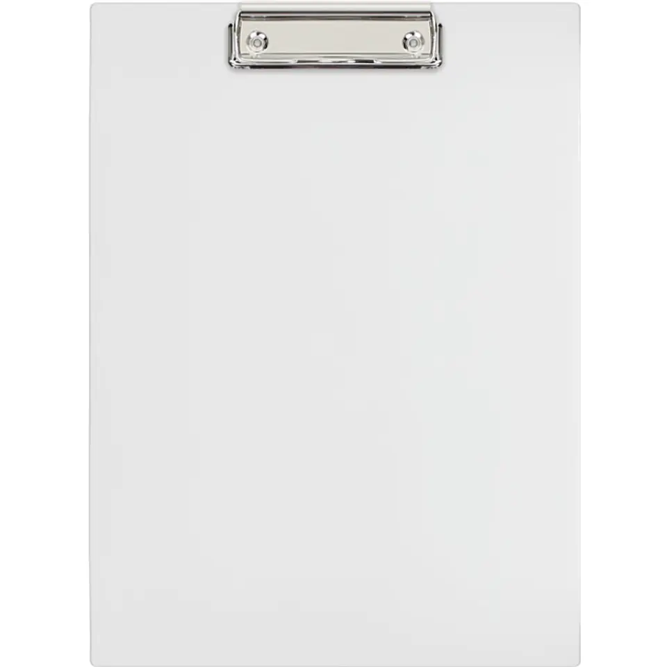 ⁨Deska z klipem Clipboard A4 biała KH-01-10 BIURFOL⁩ w sklepie Wasserman.eu