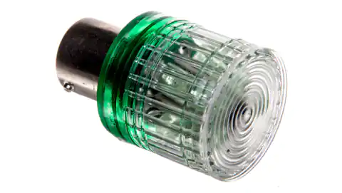 ⁨Dioda LED Ba15s 220V AC zielona do kolumn sygnalizacyjnych T0-IKML220Y⁩ w sklepie Wasserman.eu