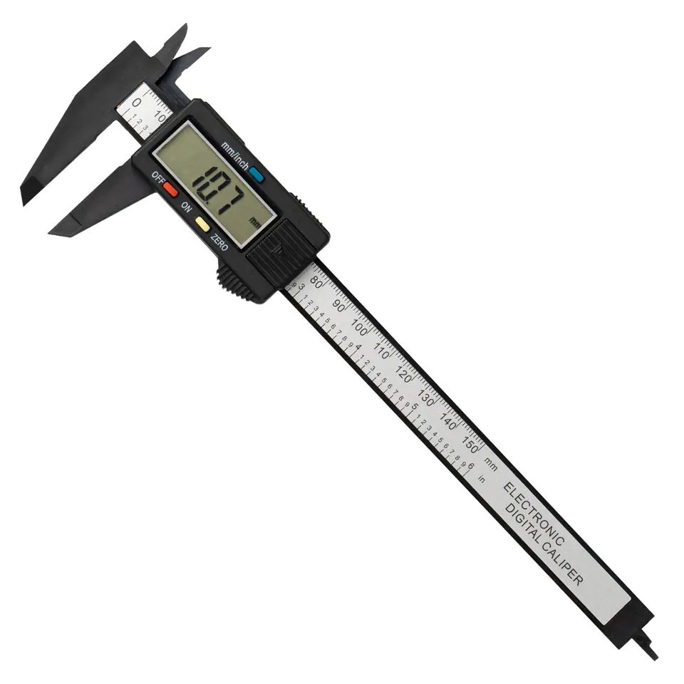 ⁨Suwmiarka elektroniczna blister amio-03102⁩ w sklepie Wasserman.eu