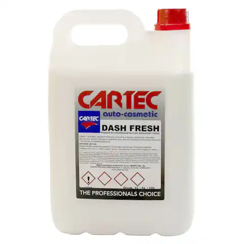 ⁨Cartec Dash Fresh 5L - mleczko do odświeżania tworzyw sztucznych⁩ w sklepie Wasserman.eu