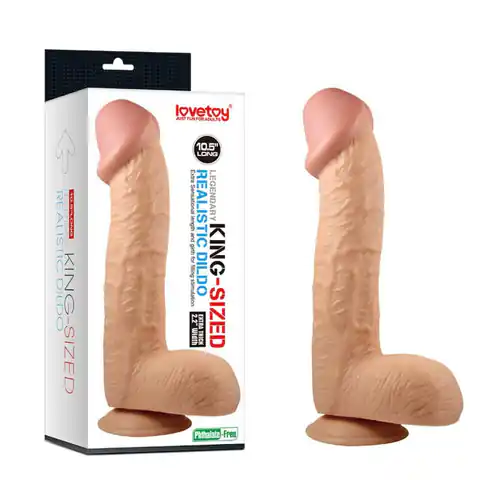 ⁨Dildo with suction cup Legendary King-Sized 26,5 cm Lovetoy⁩ at Wasserman.eu