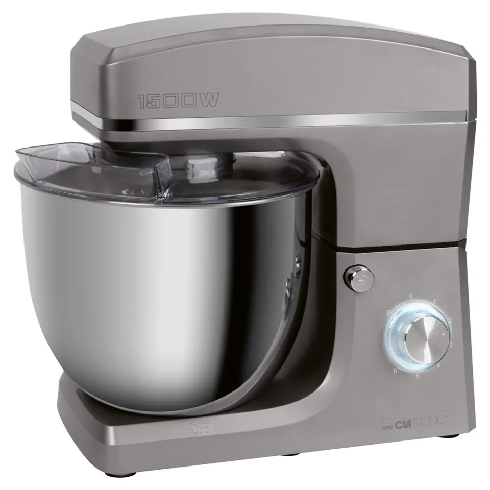 ⁨Clatronic KM 3765 food processor 1500 W 10 L Stainless steel⁩ at Wasserman.eu