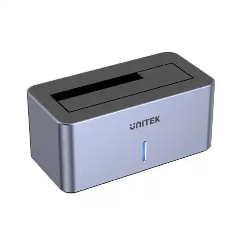 ⁨UNITEK S1304A storage drive docking station USB 3.2 Gen 1 (3.1 Gen 1) Type micro-B Grey⁩ at Wasserman.eu