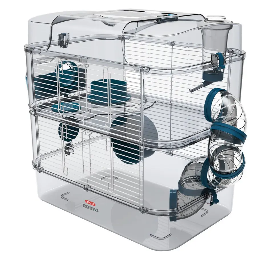 ⁨ZOLUX Rody3 DUO - rodent cage - Blue⁩ at Wasserman.eu