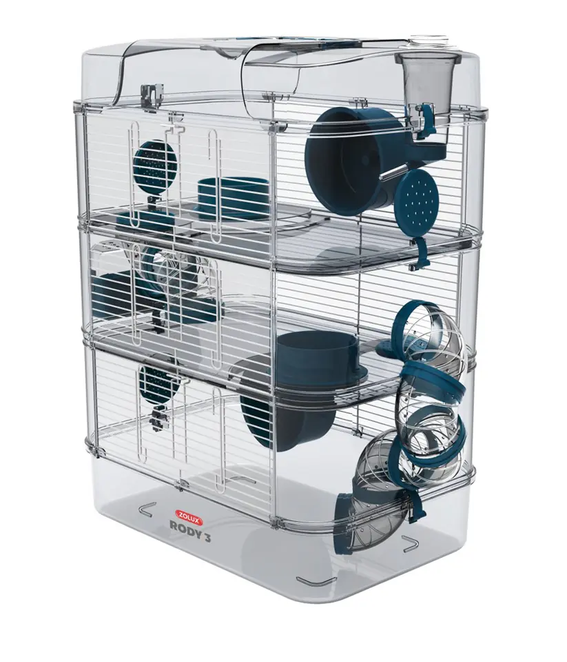 ⁨ZOLUX Rody3 Trio blue - cage for rodents⁩ at Wasserman.eu