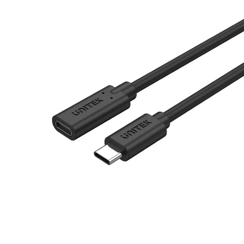 ⁨UNITEK PRZEDŁUŻACZ USB-C 10GBPS, 4K60HZ, PD 100W, 1,5M, C14086BK-1.5M⁩ w sklepie Wasserman.eu