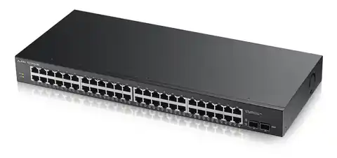 ⁨Zyxel GS1900-48-EU0102F network switch L2 Gigabit Ethernet (10/100/1000) Black⁩ at Wasserman.eu