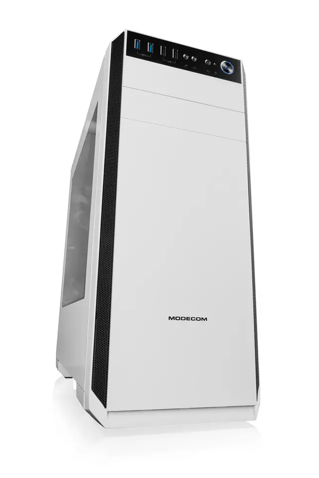 ⁨Modecom Oberon Pro Midi Tower White⁩ at Wasserman.eu