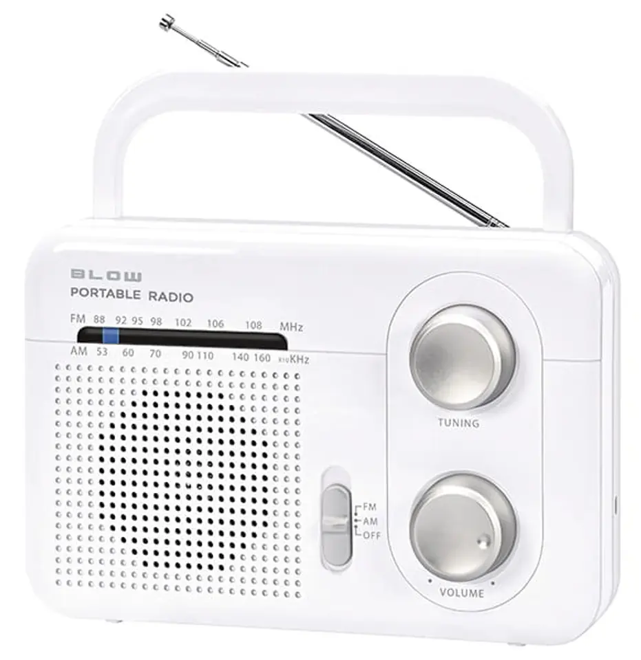 AM / FM Blow RA1 analog portable radio at Wasserman.eu