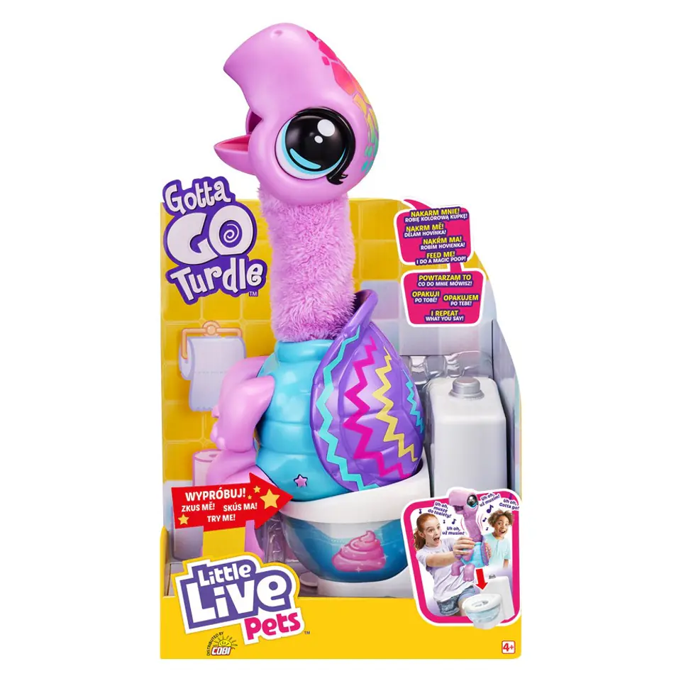 Interative figure Little Live Pets Gotta Go Turdle at Wasserman.eu