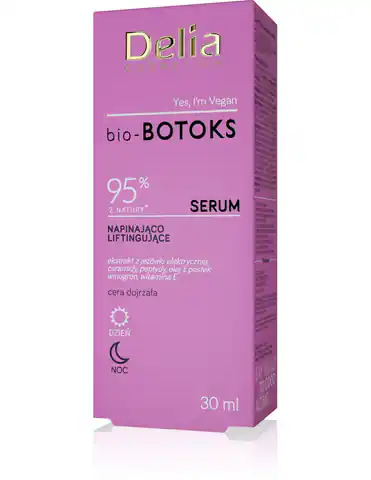 ⁨DELIA COSMETICS Bio-Botox Serum napinająco liftingujące na dzień i noc 30ml⁩ w sklepie Wasserman.eu