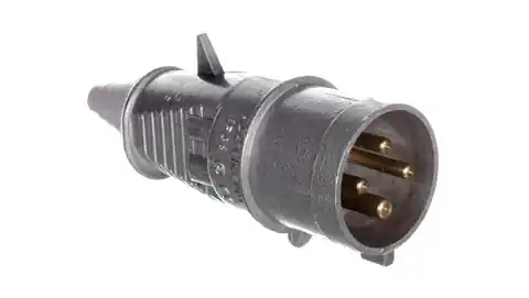 ⁨Portable Metal Plug 32A 400V 4P IP44 3143-326⁩ at Wasserman.eu