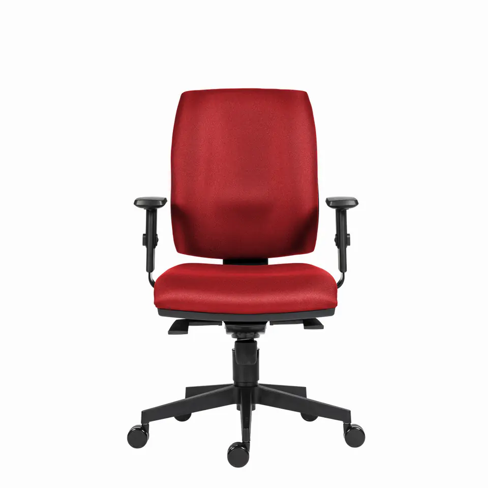 ⁨Powerton ERGO HANA Ergonomiczny fotel biurowy, Czerwony⁩ w sklepie Wasserman.eu