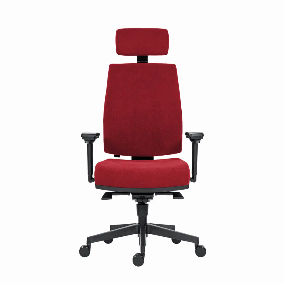 Powerton Ergonomiczny fotel biurowy Jana, Czerwony w sklepie Wasserman.eu