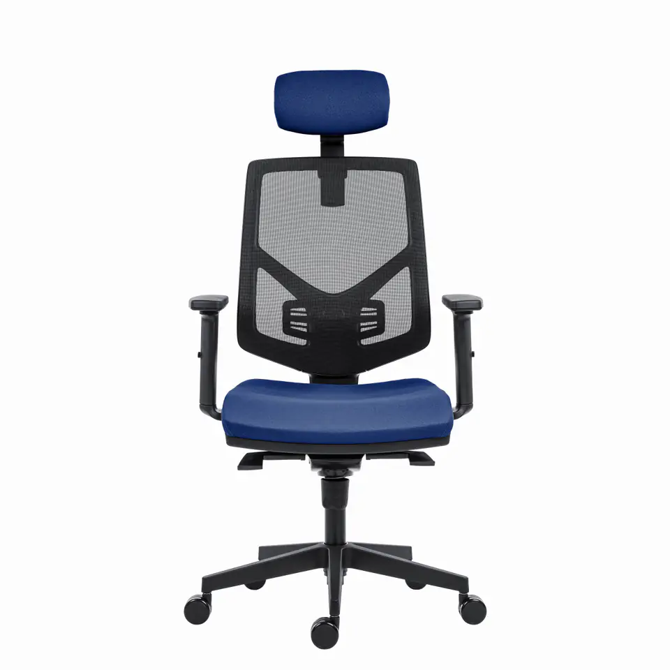 Powerton Ergonomiczny fotel biurowy Tina, Ciemny niebieski w sklepie Wasserman.eu
