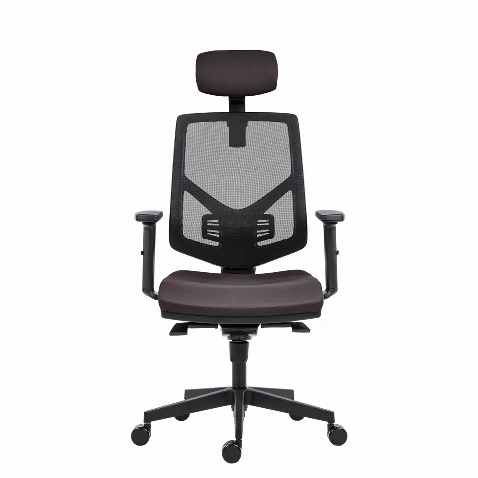 Powerton Ergonomiczny fotel biurowy Tina, Szary w sklepie Wasserman.eu