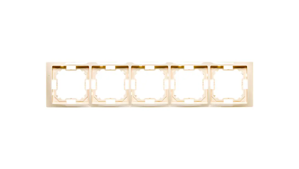 Simon Basic Neos Fünffacher Rahmen beige BMRC5/12 im Wasserman.eu