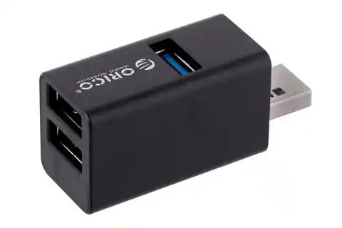 ⁨ORICO MINI HUB USB-A 3.1, 5GBPS, 3X USB-A, ALU⁩ w sklepie Wasserman.eu