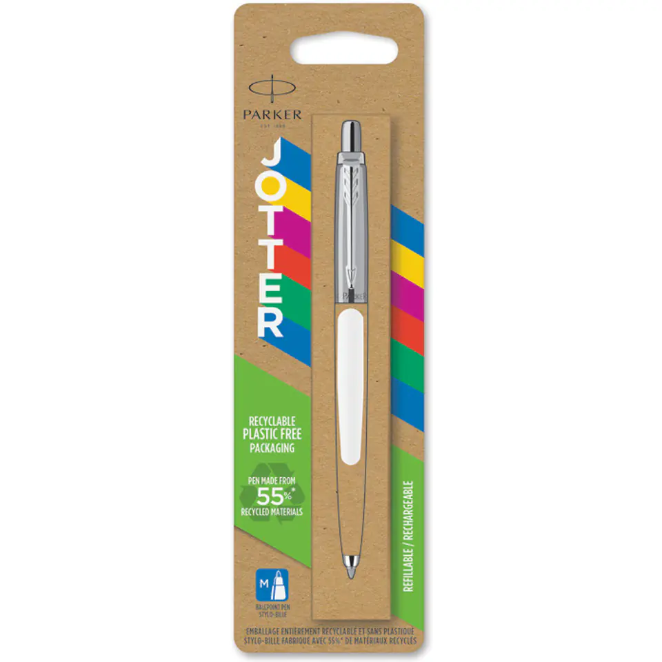 ⁨Długopis Jotter Originals White blister 2096874 PARKER⁩ w sklepie Wasserman.eu