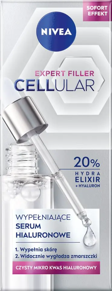 ⁨NIVEA Cellular Expert Filler Hialuronowe serum wypełniające, 30 ml⁩ w sklepie Wasserman.eu