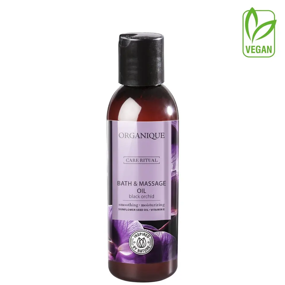 ⁨ORGANIQUE Oil bath/massage BLACK ORCHID 125ml⁩ at Wasserman.eu