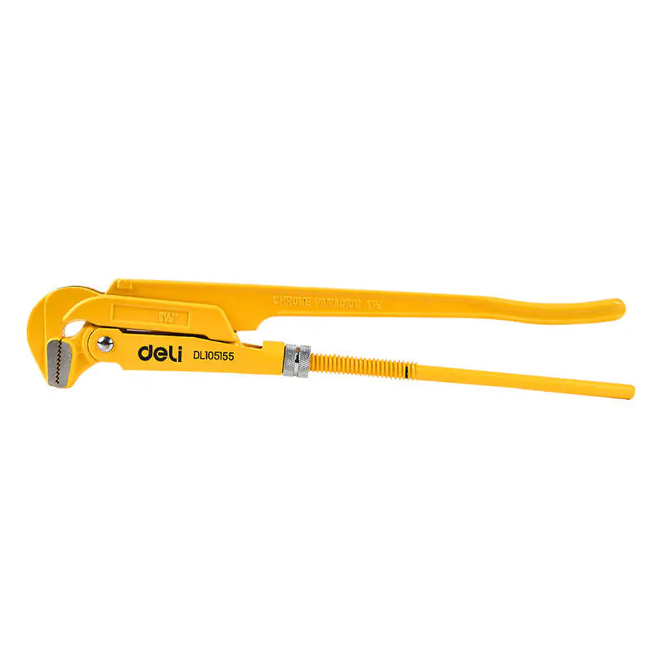 ⁨Szwedzki klucz do rur Deli Tools EDL105155⁩ w sklepie Wasserman.eu