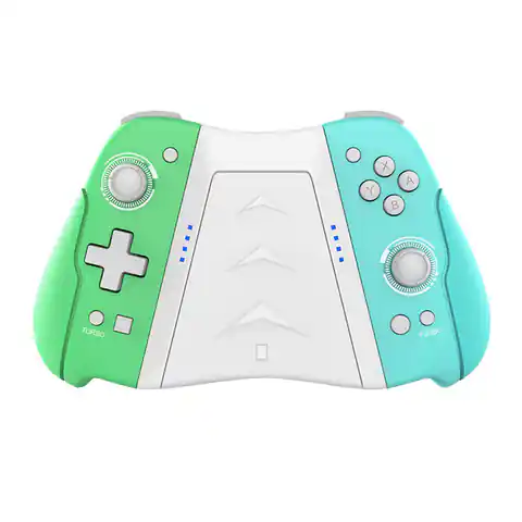 ⁨Kontroler bezprzewodowy / GamePad iPega Nintendo Switch PG-SW006A Zielono Niebieski⁩ w sklepie Wasserman.eu