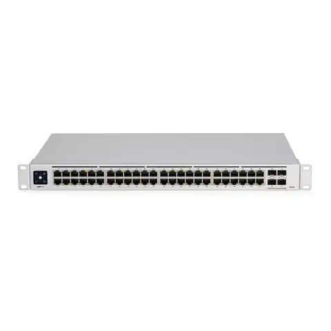 ⁨Ubiquiti Networks UniFi USW-PRO-48 network switch Managed L2/L3 Gigabit Ethernet (10/100/1000) Silver 1U⁩ at Wasserman.eu