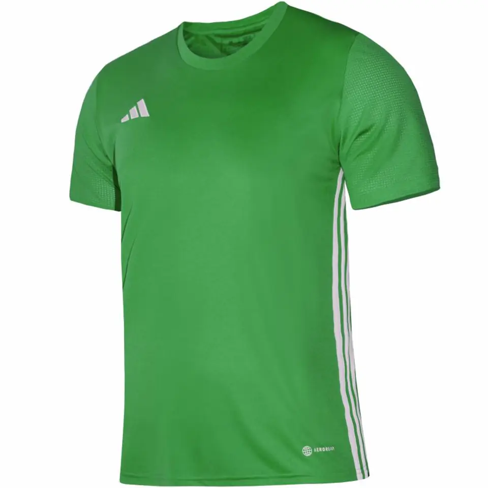 ⁨Koszulka adidas Tabela 23 Jersey Jr (kolor Zielony, rozmiar 164cm)⁩ w sklepie Wasserman.eu