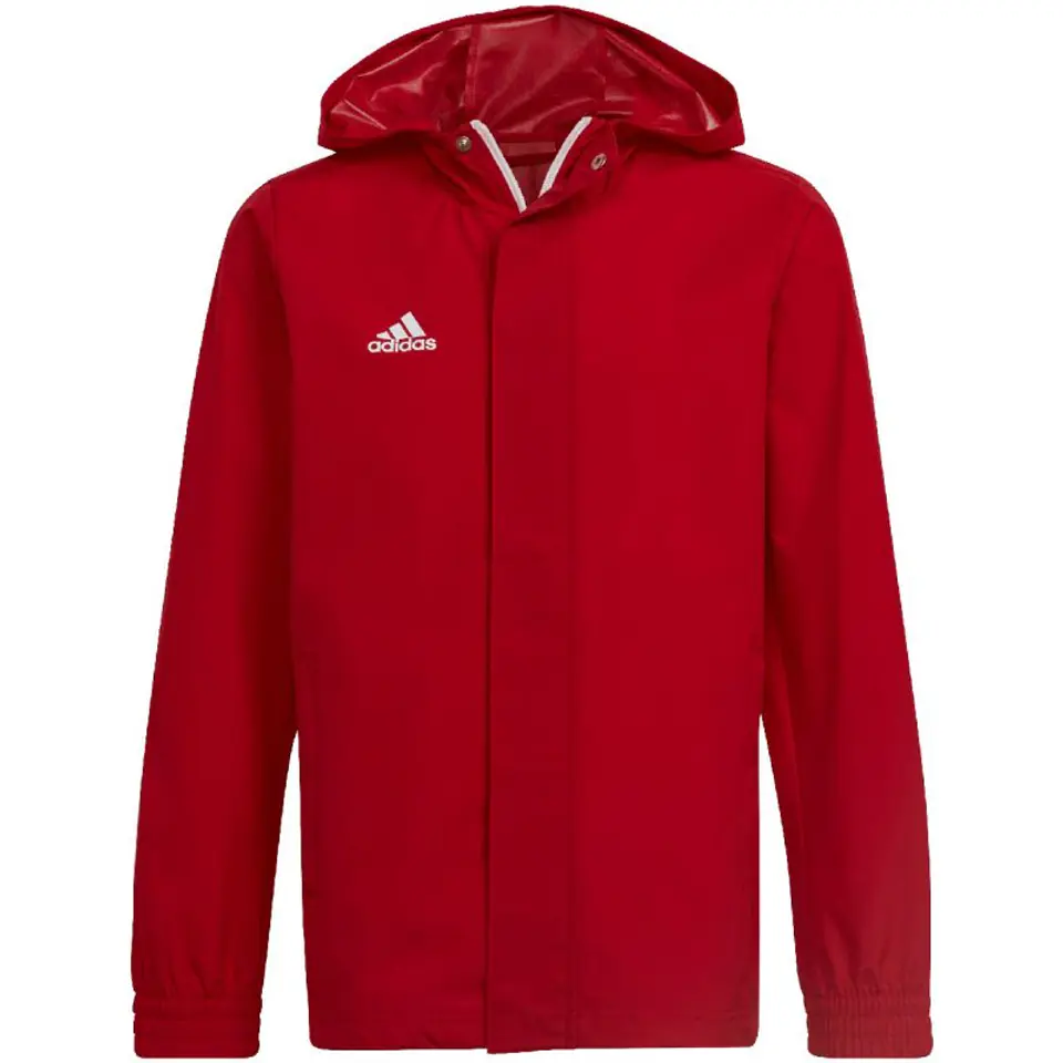 ⁨Kurtka adidas Entrada 22 All-weather Jr (kolor Czerwony, rozmiar 176cm)⁩ w sklepie Wasserman.eu