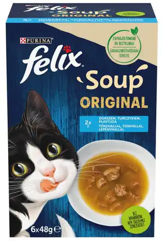 ⁨Felix Soup Original Rybne Smaki zestaw zup 6x48g⁩ w sklepie Wasserman.eu