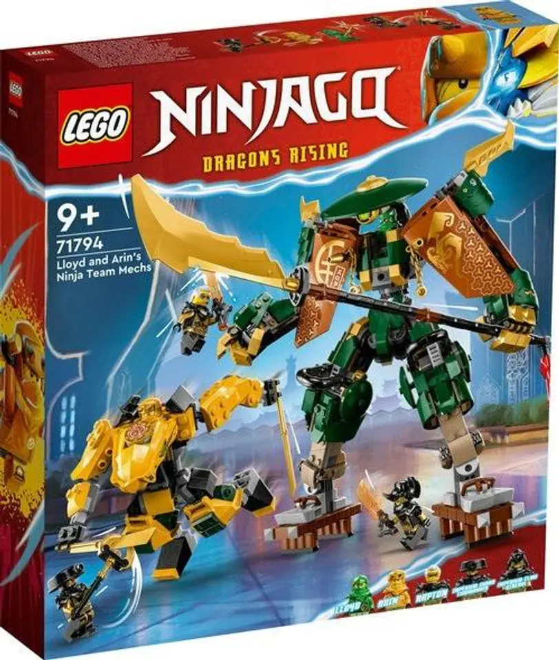 ⁨LEGO NINJAGO 71794 LLOYD AND ARIN'S NINJA TEAM MECHS⁩ at Wasserman.eu