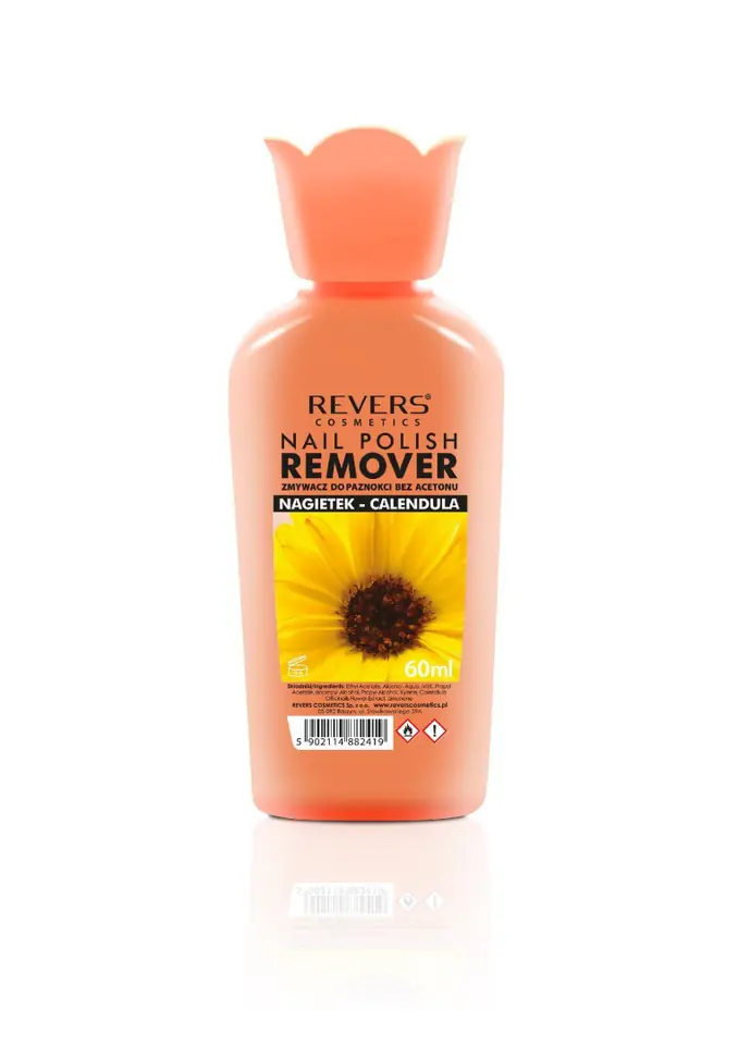 ⁨REVERS Nail Polish remover without acetone - Calendula 60ml⁩ at Wasserman.eu