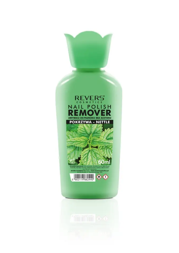 ⁨REVERS Nail Polish remover without acetone - Nettle 60ml⁩ at Wasserman.eu