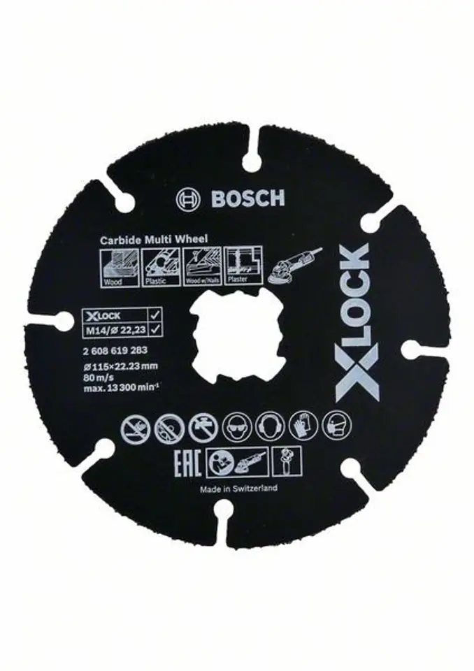 ⁨TARCZA TNĄCA X-LOCK CARBIDE MULTI WHEEL 115*1*22.23⁩ w sklepie Wasserman.eu