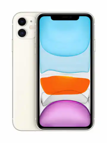⁨Smartphone APPLE iPhone 11 128 GB White (Biały) MHDJ3PM/A⁩ w sklepie Wasserman.eu