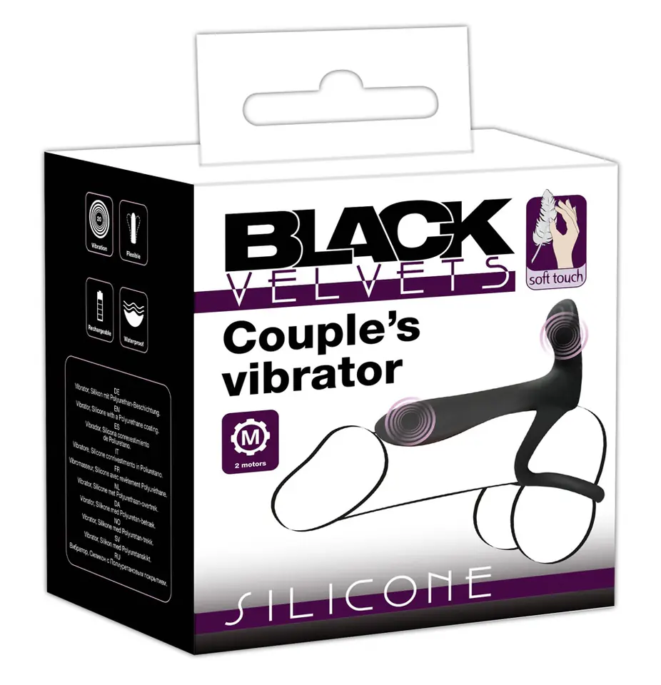 ⁨Vibrator for couples Black Velvets⁩ at Wasserman.eu