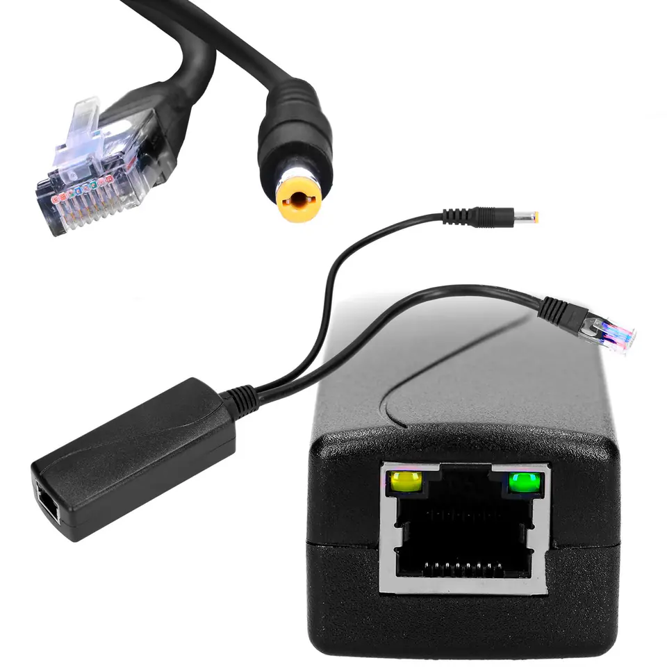 EXTRALINK DC-DC CONVERTER 48V - 12V 1A GIGABIT POE SPLITTER w sklepie Wasserman.eu