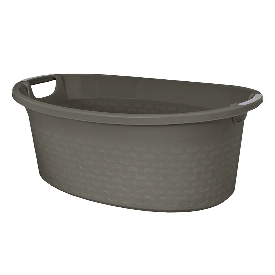 ⁨Miska owalna Cotton 60l. ciemnoszary melanż - 1460⁩ w sklepie Wasserman.eu