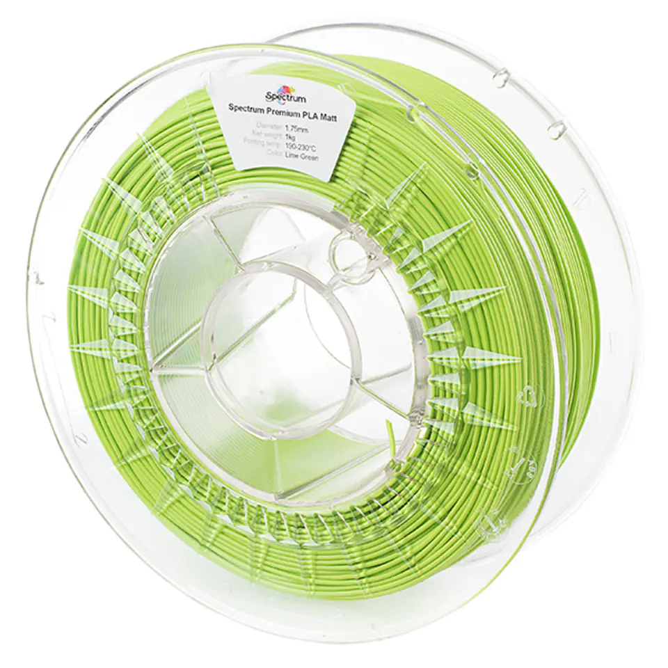 ⁨Spectrum 3D filament, PLA Matt, 1,75mm, 1000g, 80241, lime green⁩ w sklepie Wasserman.eu