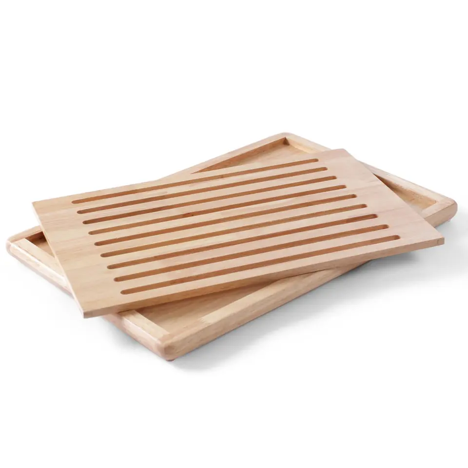 ⁨Bread cutting board with removable grid - Hendi 505502⁩ at Wasserman.eu