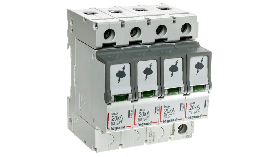 ⁨Ogranicznik przepięć C Typ 2 4P 20kA 1,2kV ON 300 412223⁩ w sklepie Wasserman.eu