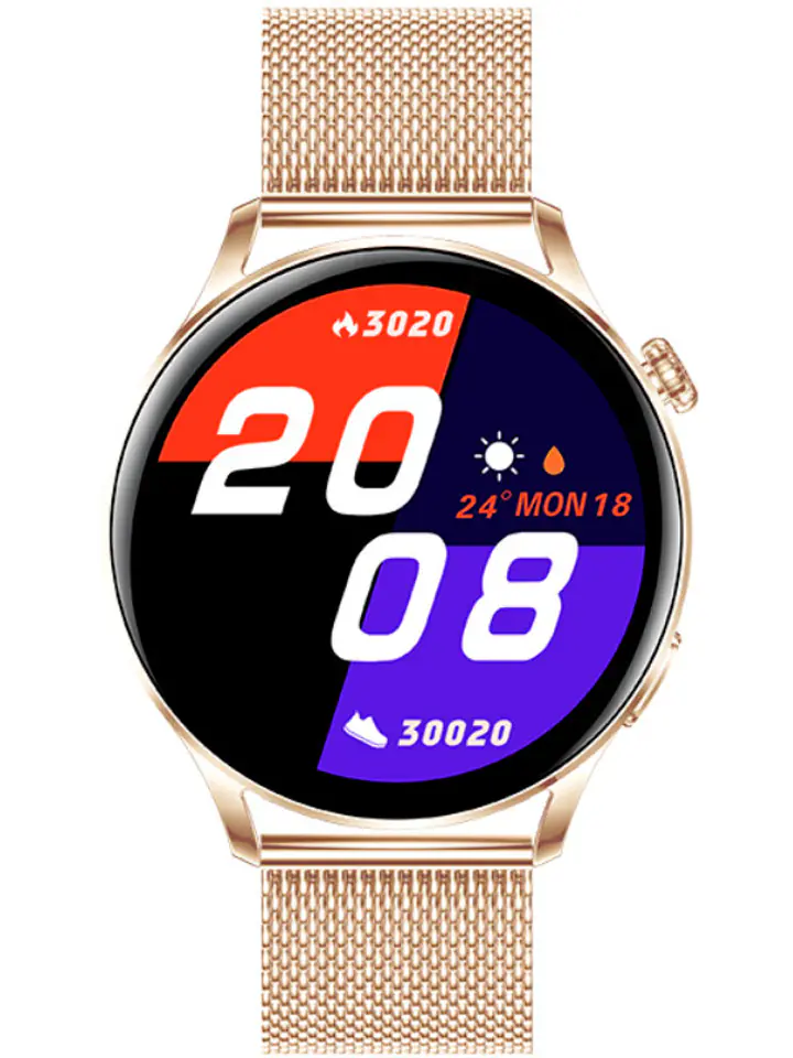 SMARTWATCH DAMSKI Rubicon RNCE81 - WYKONYWANIE POŁĄCZEŃ, PULSOKSYMETR (sr045b) w sklepie Wasserman.eu