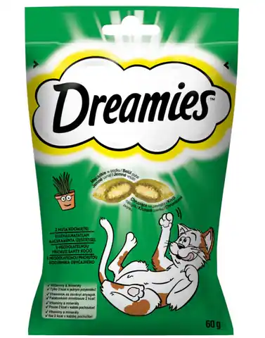 ⁨DREAMIES z Nutą Kocimiętki - przysmak dla kota - 60 g⁩ w sklepie Wasserman.eu