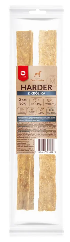 ⁨MACED Harder rich in rabbit M - dog chew - 100g⁩ at Wasserman.eu