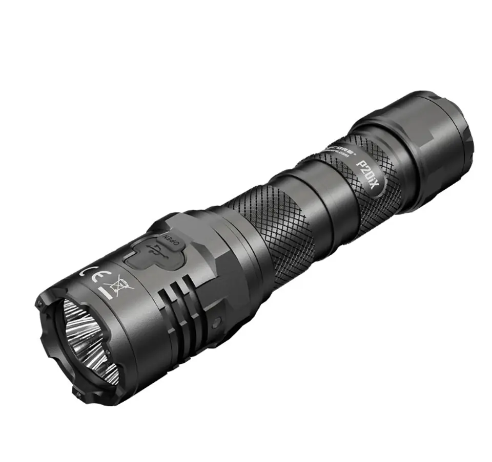 ⁨Nitecore P20iX Black Tactical flashlight LED⁩ at Wasserman.eu