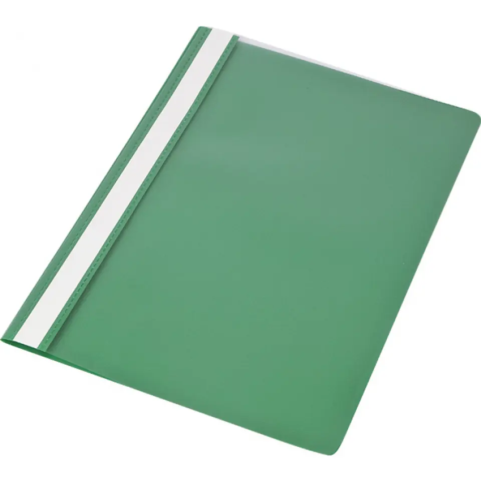⁨Skoroszyt A4 twardy typu PVC (10) zielony 0413-0020-04 Panta Plast⁩ w sklepie Wasserman.eu