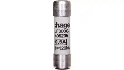 ⁨Cylindrical fuse insert BiWtz 10x38mm gG 0,5A 500V AC LF300G /10pcs/⁩ at Wasserman.eu