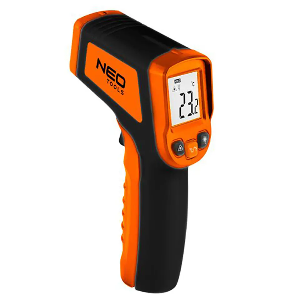 ⁨Pirometr, przyrzÂąd do szacowania temp. NEO TOOLS -50 aÂž 500 stupĂ˛Ăą, +/- 1.5 stupĂ˛Ăą, IP54, automatyczne wyÂłÂączanie, czas reakcji 50⁩ w sklepie Wasserman.eu